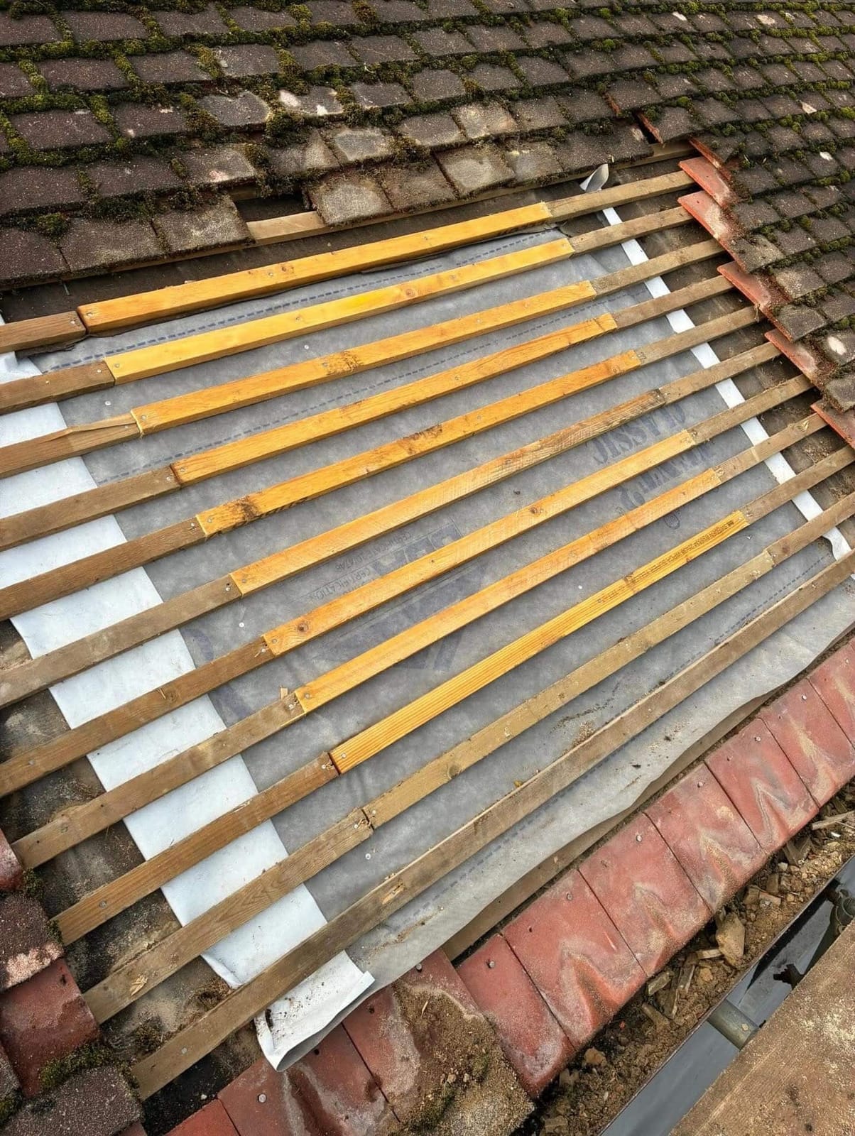 A completed roofing and building project by J P Building Services