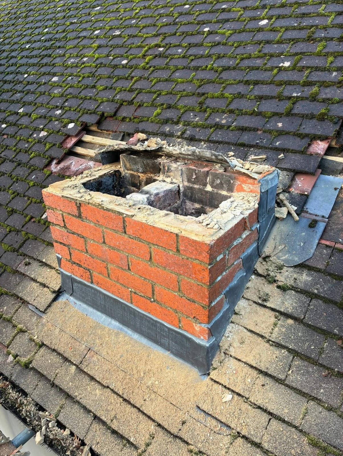 A completed chimney installation in London