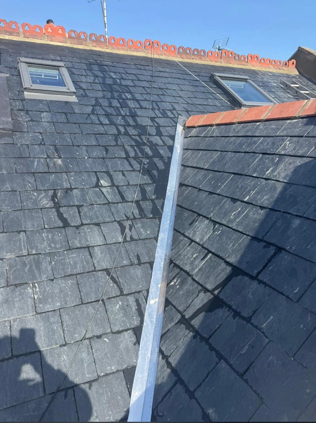 A completed roofing and building project by J P Building Services