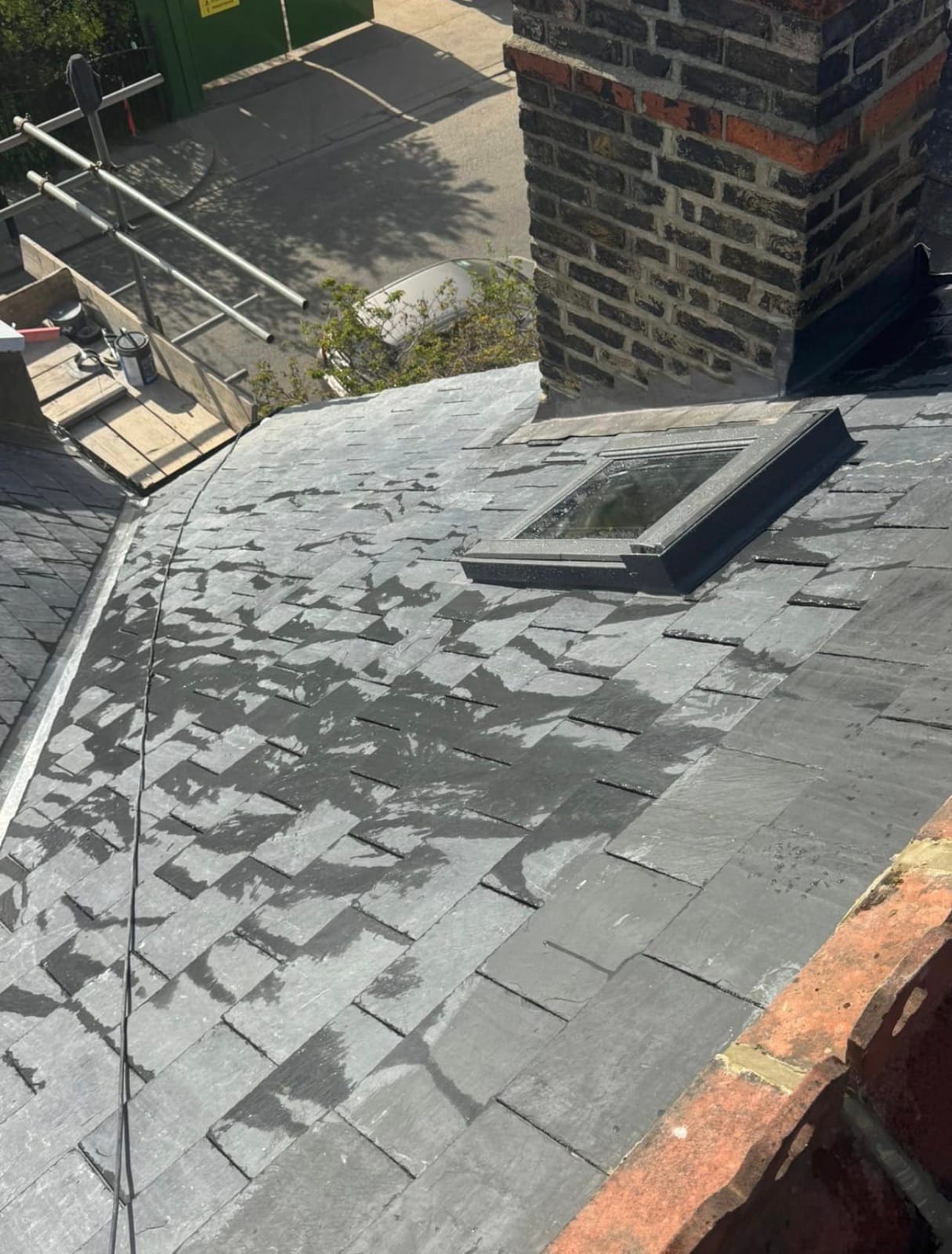 A completed roofing and building project by J P Building Services