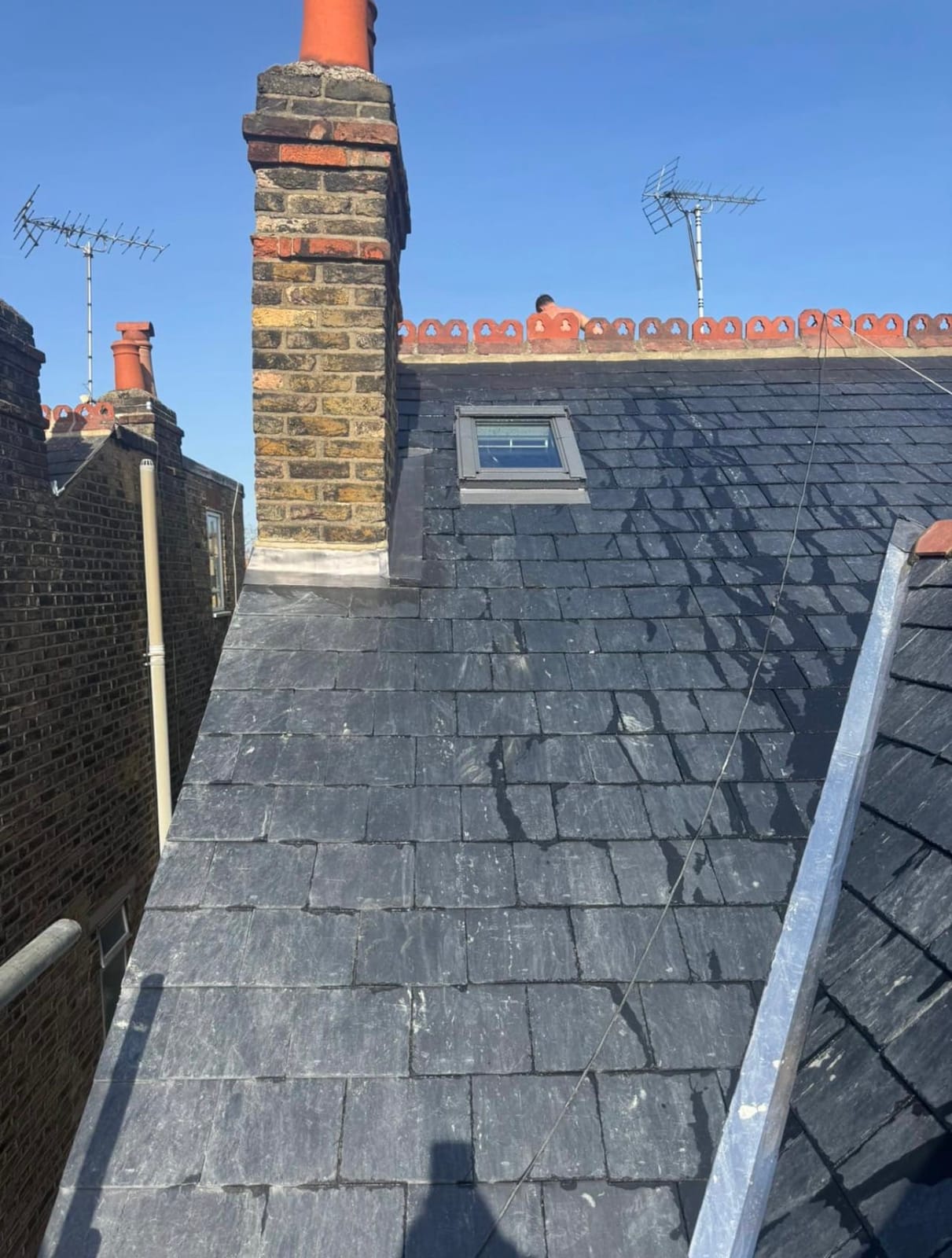 A completed roofing and building project by J P Building Services