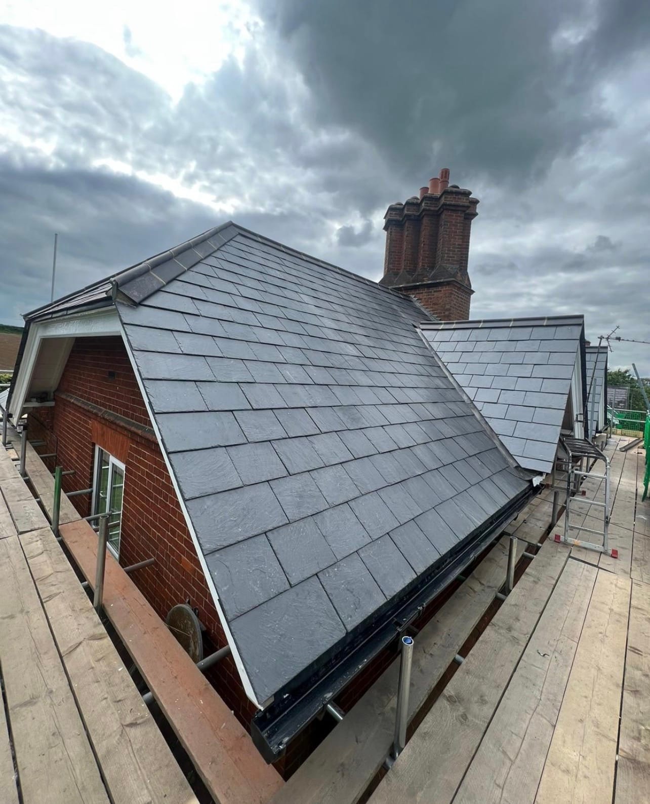 A completed re-roof in Putney