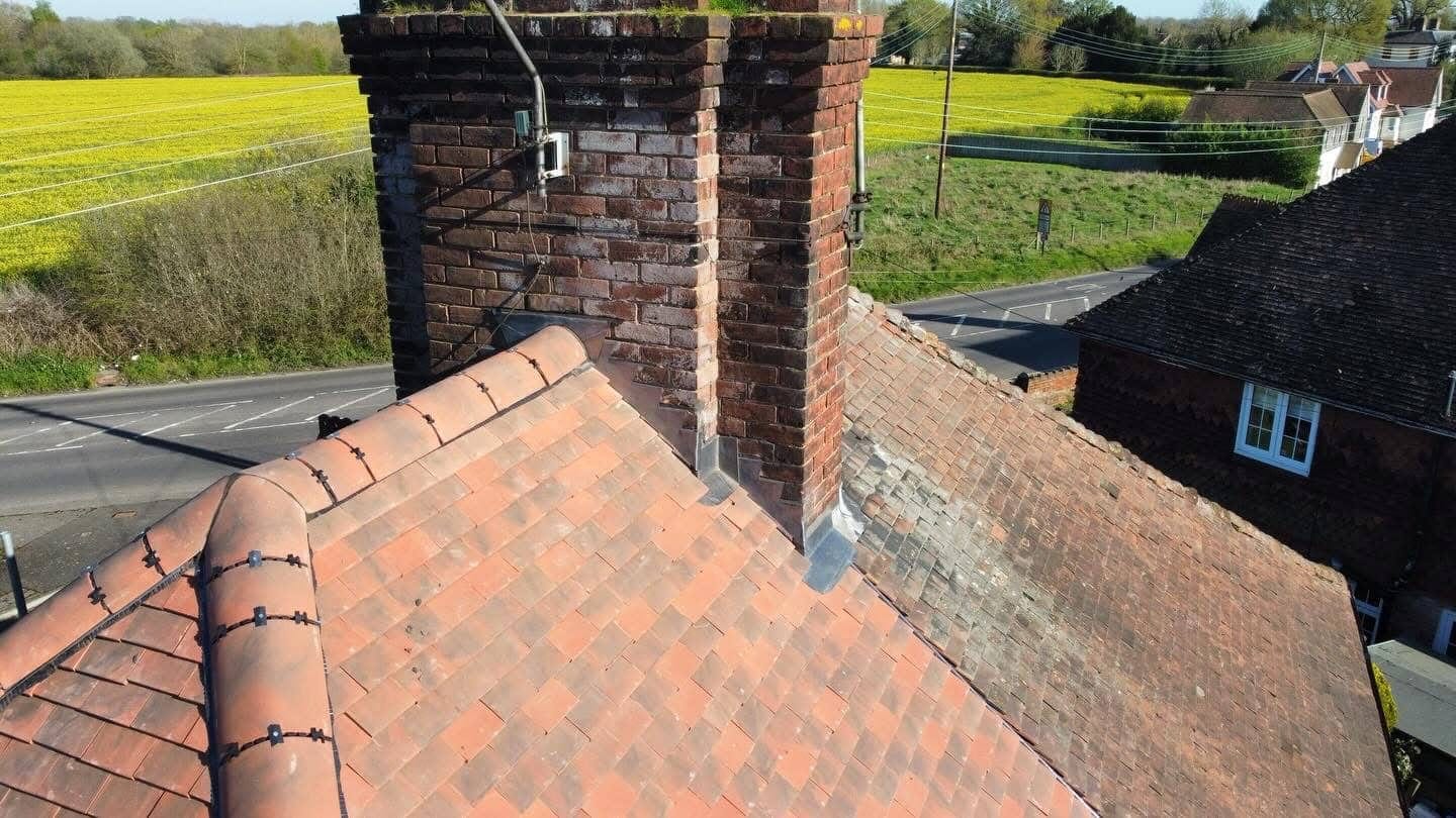 A completed roofing and building project by J P Building Services