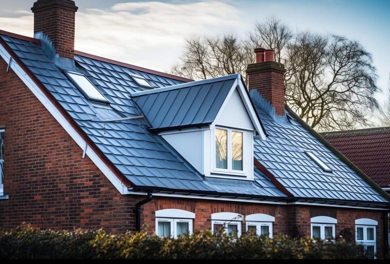 A completed roofing and building project by J P Building Services