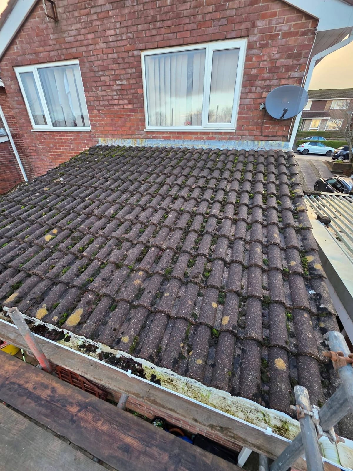 A completed roofing and building project by J P Building Services