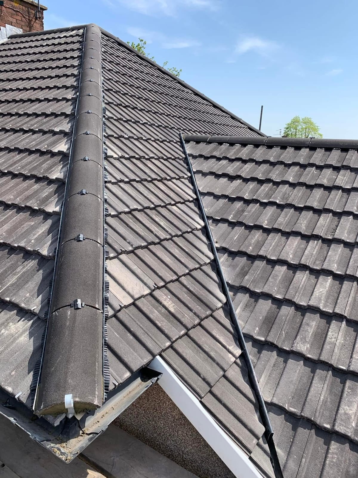 A completed roofing and building project by J P Building Services