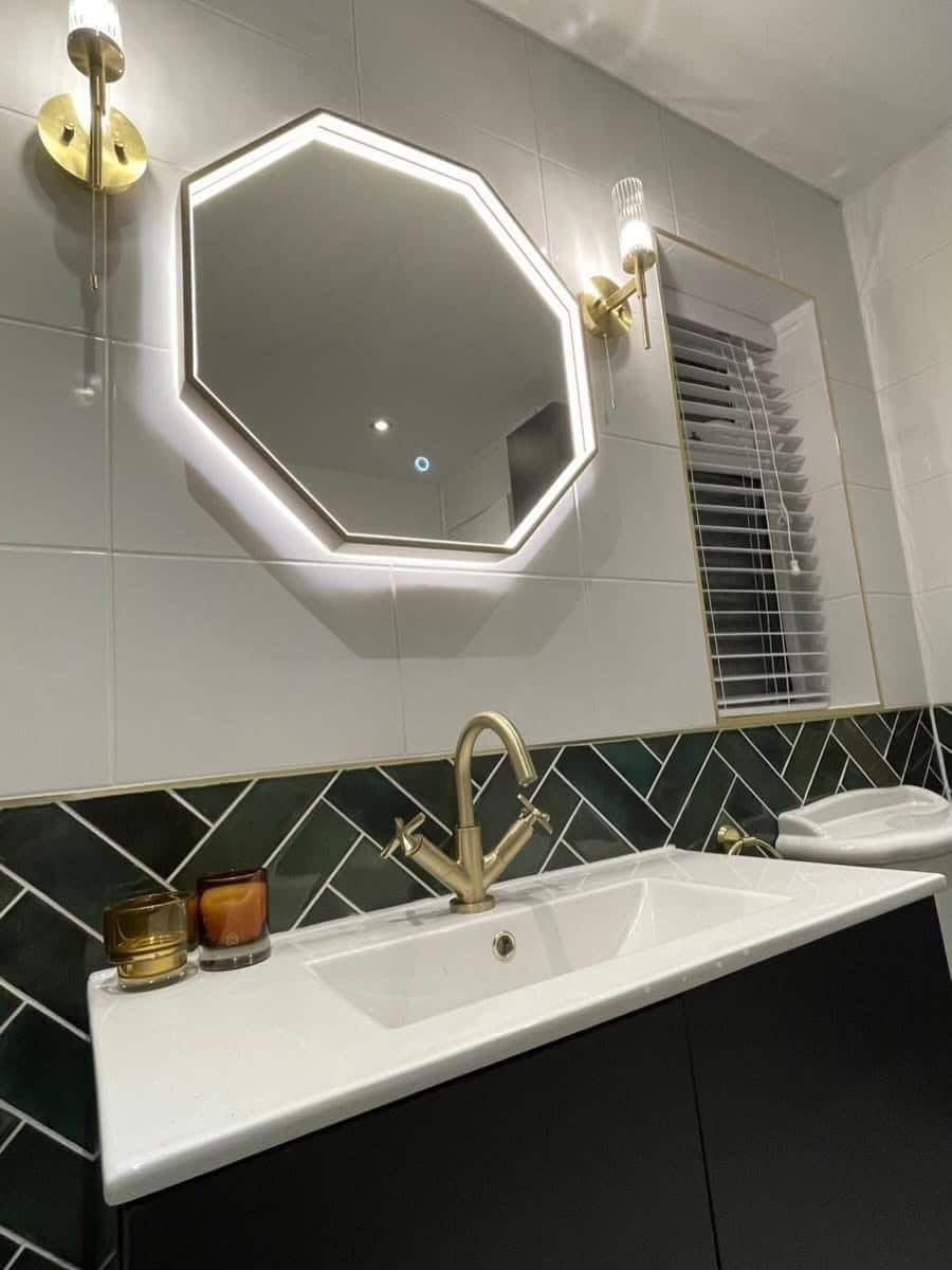 A newly installed fitted kitchen